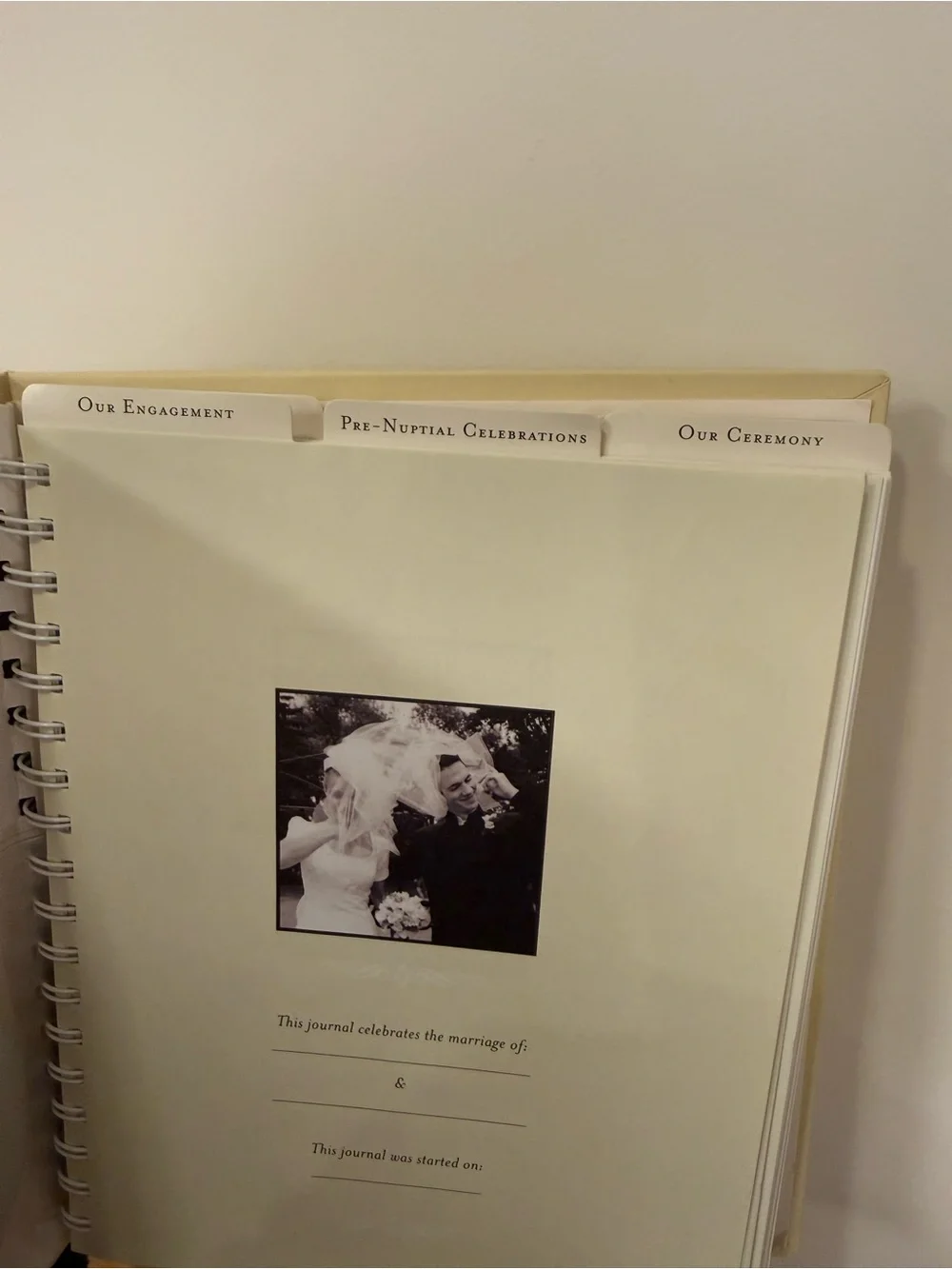 Wedding CD Engagement Gift To Have & To Hold Keepsake Journal Planner music NWOT